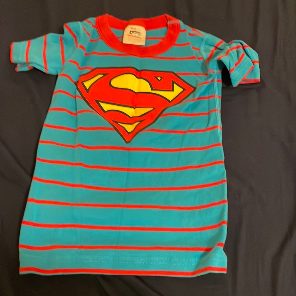 Hanna short Superman pj set